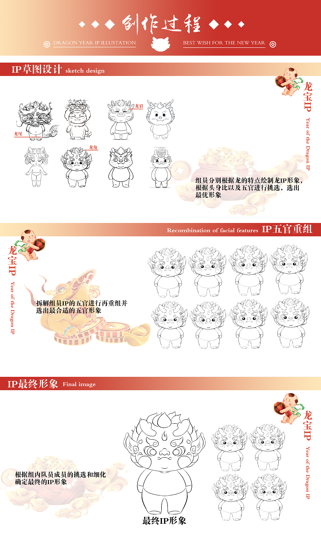 2024龙年限定IP插画设计|中国龙×神仙喜迎新年(图ZMzU4NTc2NTE2) - 商业插画 - 站酷设计师LiYoo刘原创素材 - 站酷ZCOOL