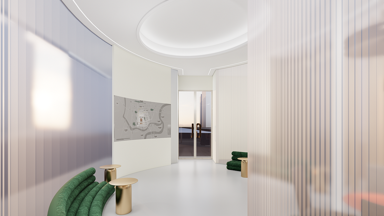 su+Enscape地产城市展厅设计渲染