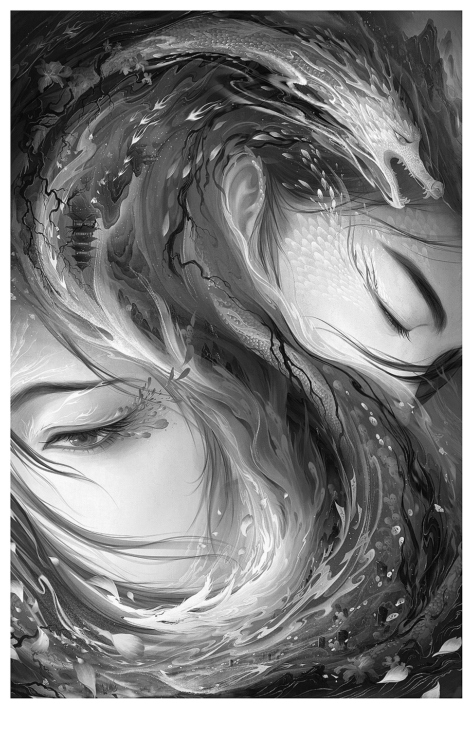 《倩女幽魂：前尘》知知X电影 概念海报（图ZMzA3MTA0NTA4） - 海报 - 站酷设计师知知映画原创素材 - 站酷ZCOOL