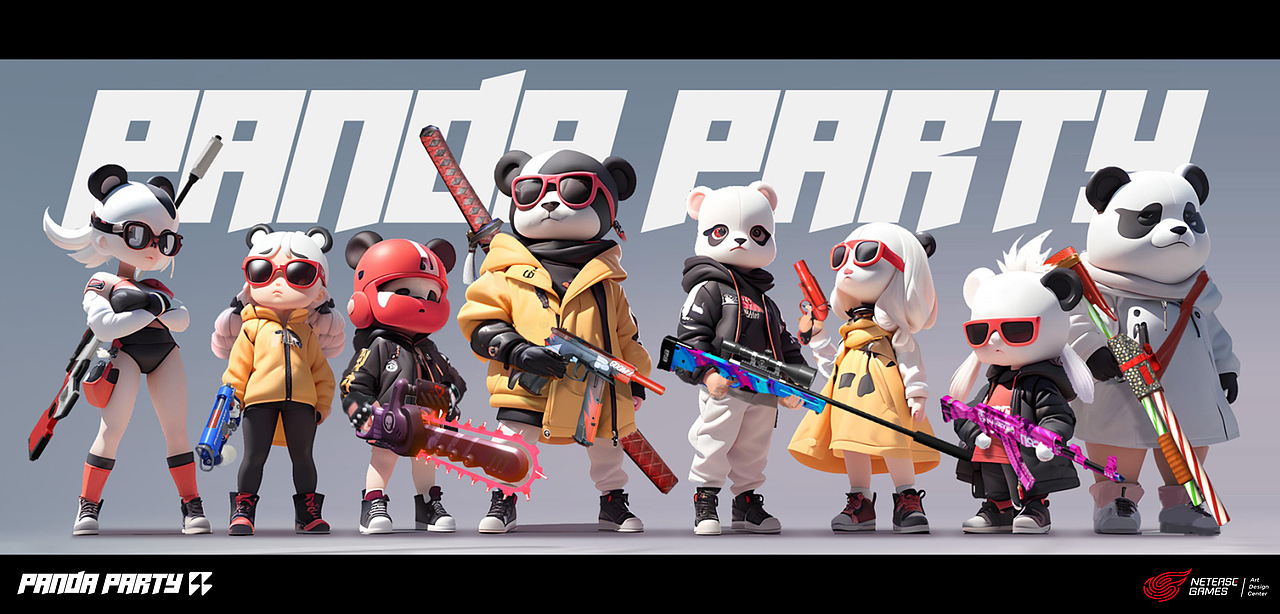 Panda Party-游戏前期IP概念设计探索