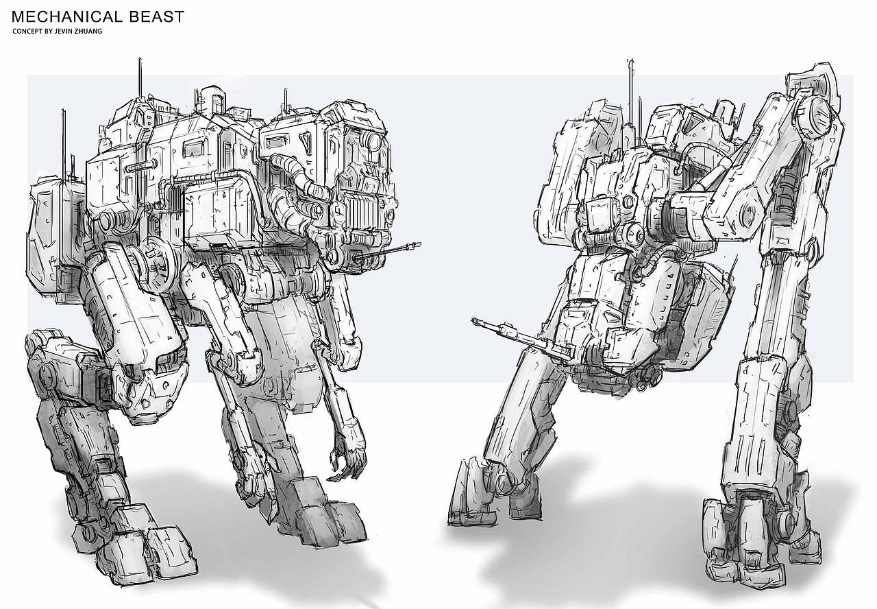 一些科幻机械概念设计小汇总（图ZMzQwNTUzNDEy） - 概念设定 - 站酷设计师金海川原创素材 - 站酷ZCOOL