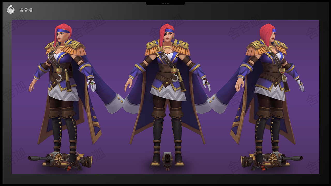 【手绘】3D角色建模