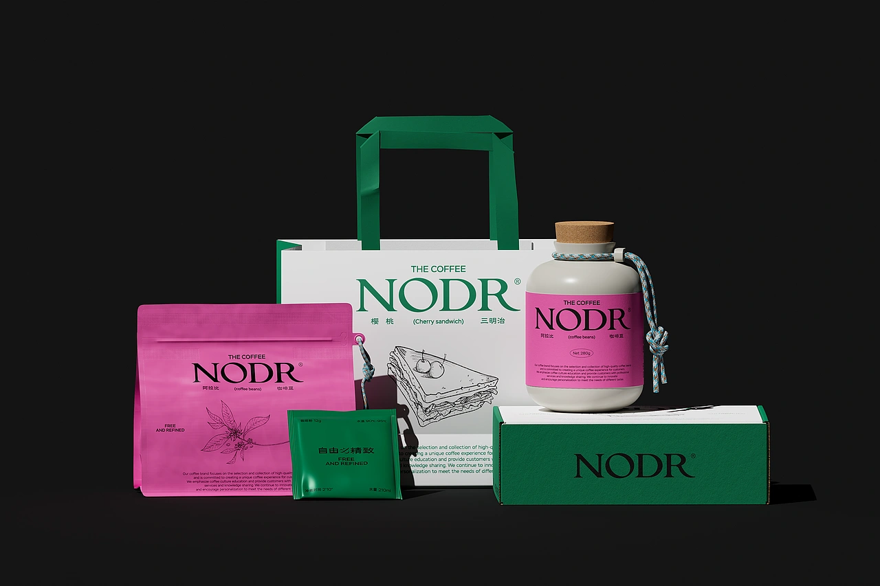 NODR COFFEE 品牌设计 | 奶茶 茶饮 咖啡品牌包装设计