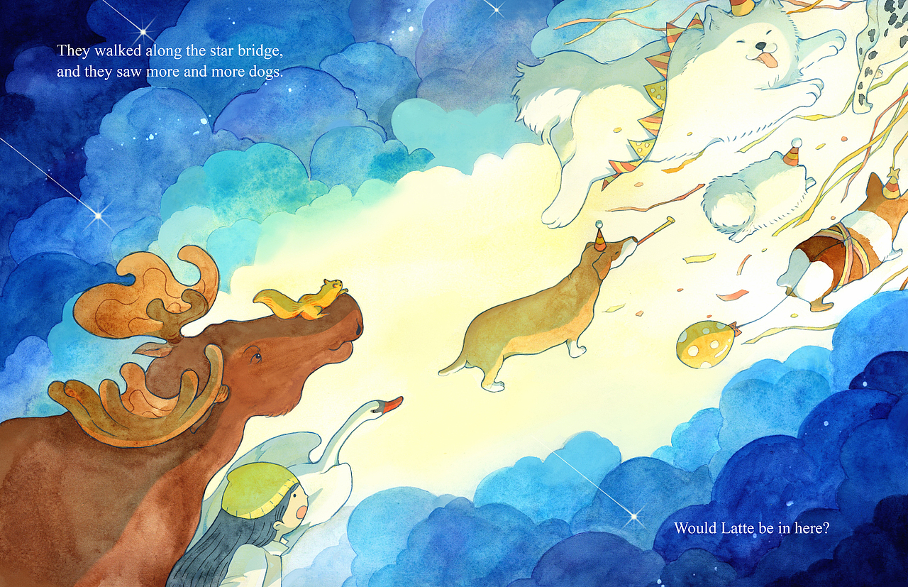 原创全英绘本-《Kate Missed Her Dog Very Much》