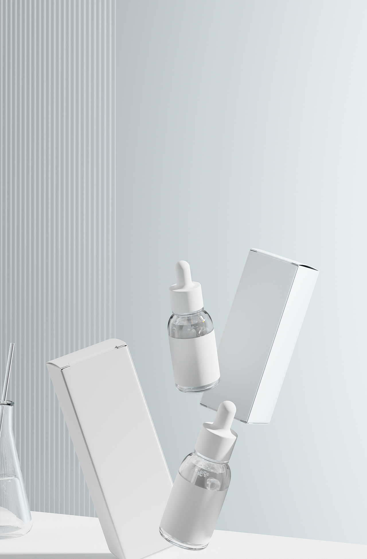 【植美悦ZMAYOO】化妆品包装盒·精华液建模渲染设计