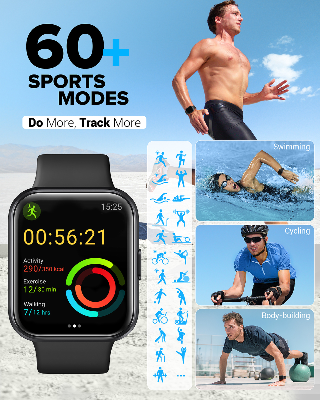 亚马逊智能手表 详情主图/A+