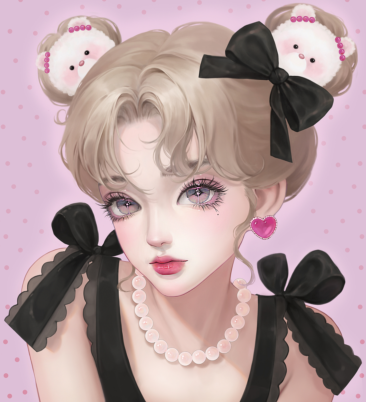 2024ss上半年 少女们（图ZMzY4NzIyNTg0） - 商业插画 - 站酷设计师Zluluisme原创素材 - 站酷ZCOOL