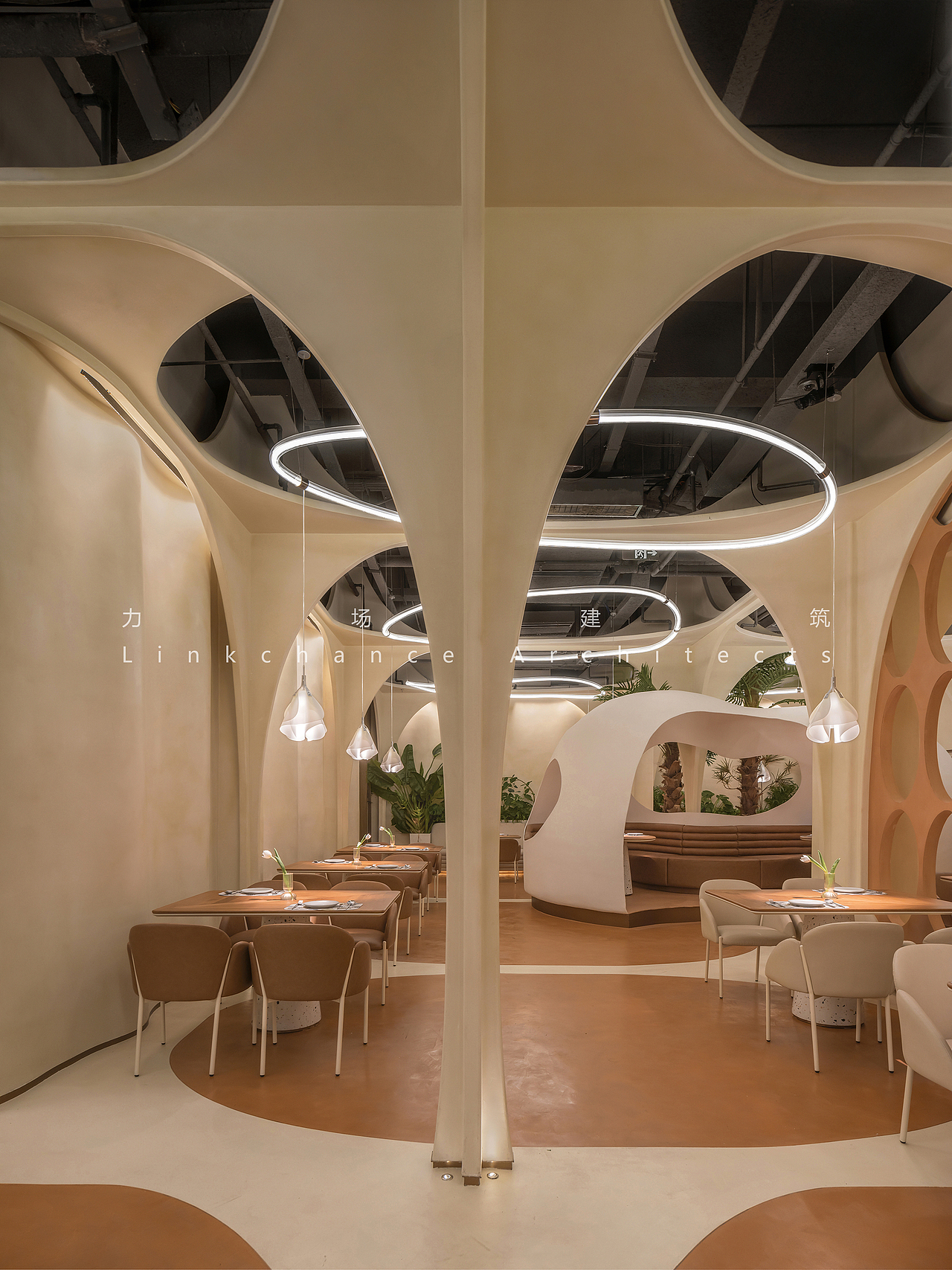 Meet 11花漾餐厅（图ZMzI2NzU1NDI0） - 酒店餐饮设计 - 站酷设计师力场建筑原创素材 - 站酷ZCOOL