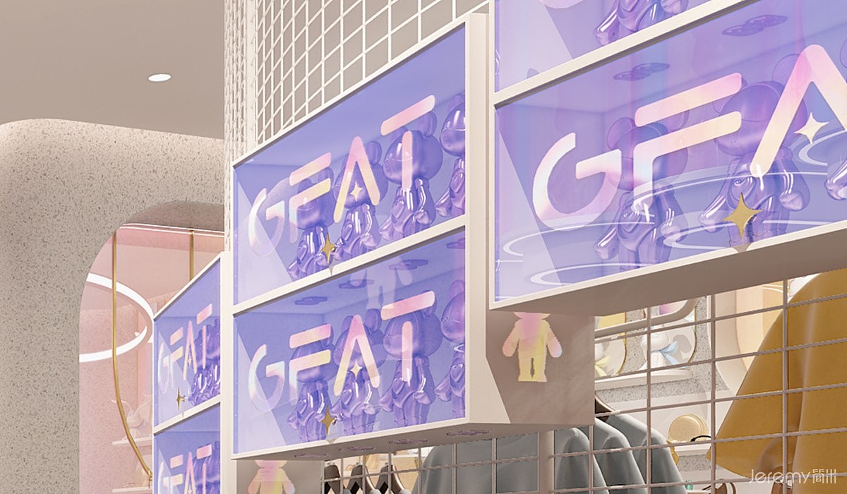 广州GFAT潮牌服装VI&SI系统设计（图ZMzM5ODQ0MTU2） - 商业空间设计 - 站酷设计师简米中国原创素材 - 站酷ZCOOL