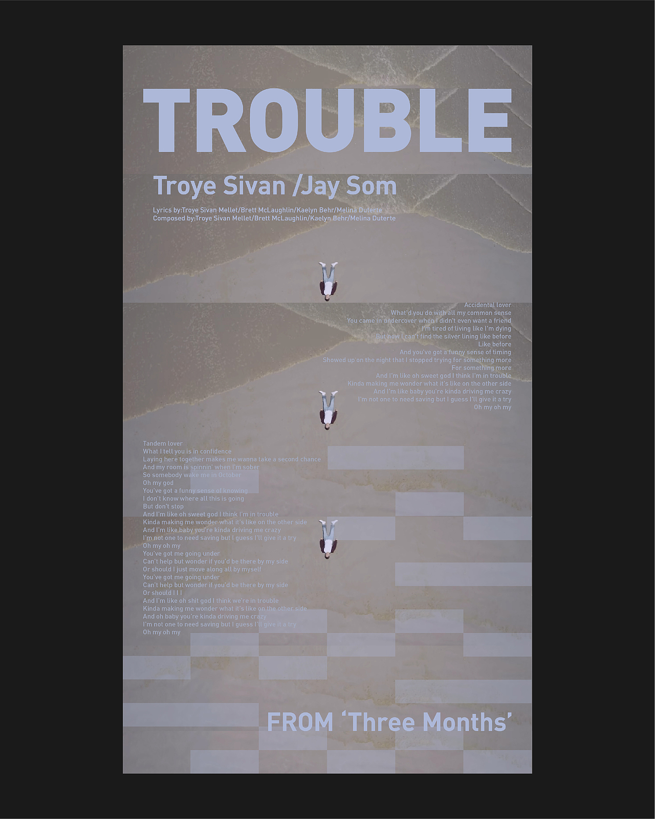 TROYE SIVAN歌曲海报（图ZMzE5ODMxMDI4） - 海报 - 站酷设计师单影D_Y原创素材 - 站酷ZCOOL