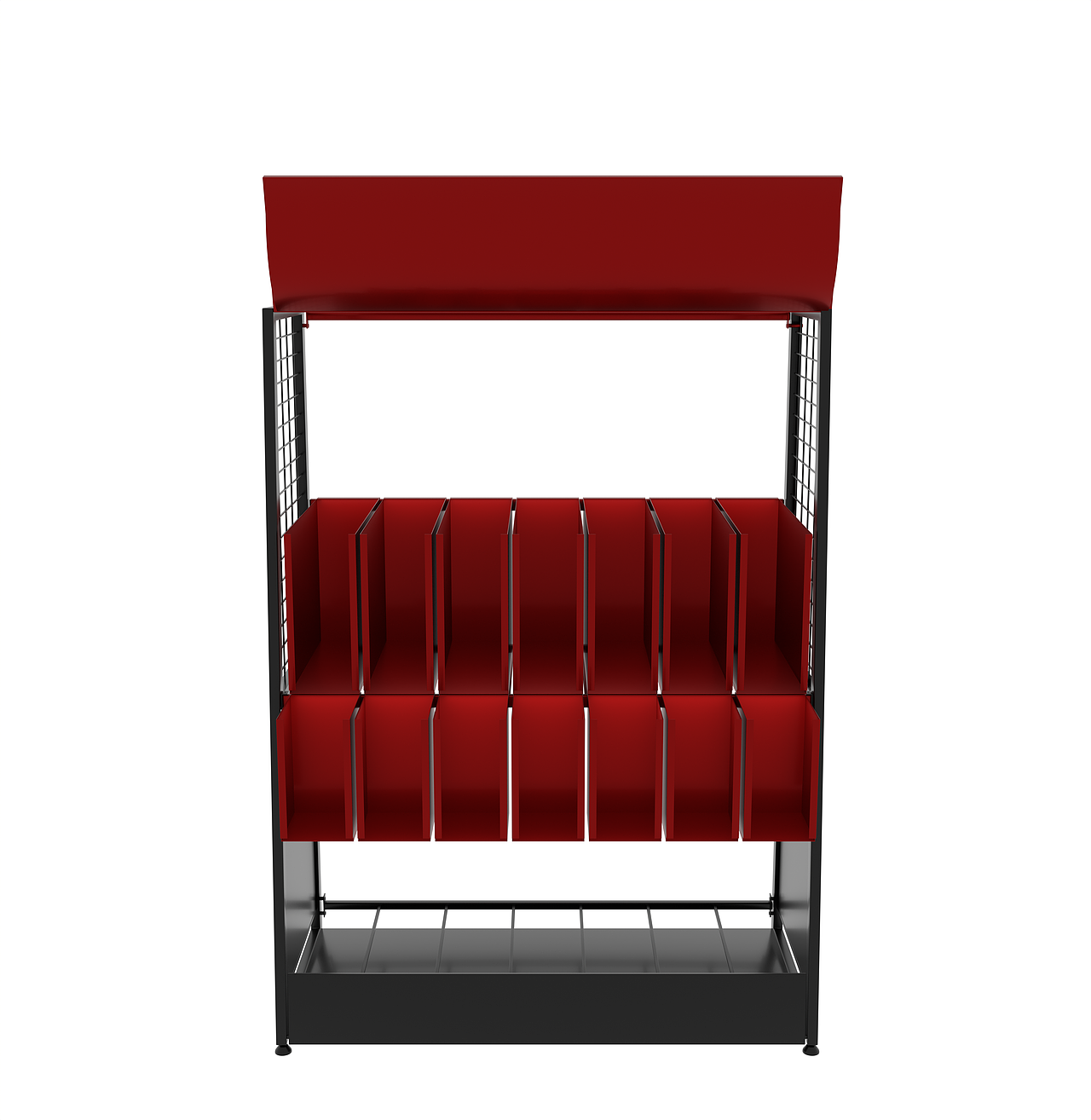 多功能组合货架-建模渲染效果图