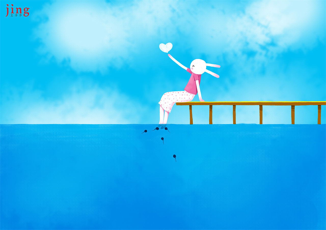 兔年插画合集 60幅艾玩兔横版壁纸插画（图ZMzEzNDI0MzEy） - 儿童插画 - 站酷设计师画儿晴天原创素材 - 站酷ZCOOL