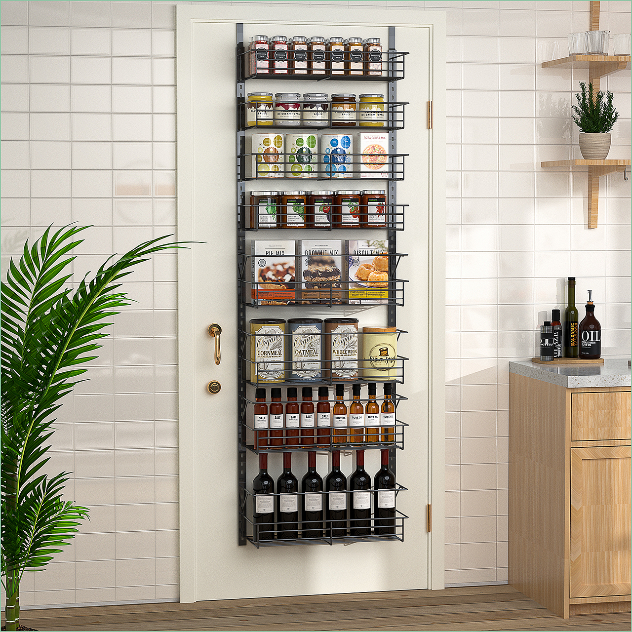 8层门后挂架横线款