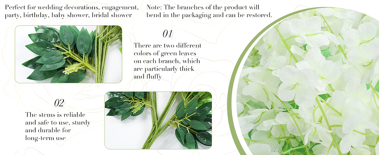 亚马逊产品A+（婚礼氛围花）