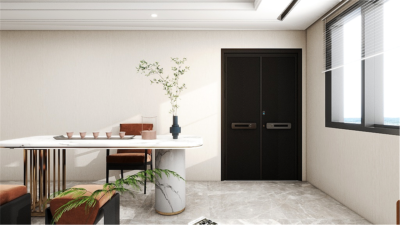 常州市总经理办公室轻奢风格办公空间财务室水吧间设计（图ZMzY0Mzg5NTQw） - 商业空间设计 - 站酷设计师认真工作开心学习原创素材 - 站酷ZCOOL