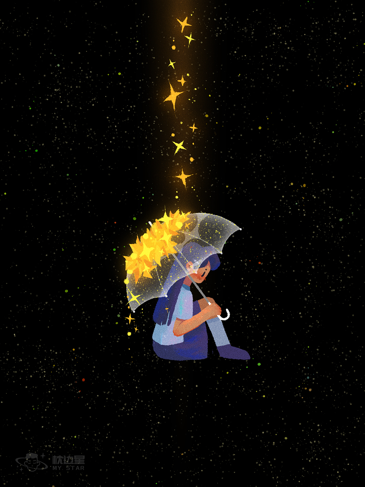 《黑夜闪烁的微光》
<br>繁星如织,默默地照耀,<br>每一颗星星都像你的眼睛,<br>在黑暗中闪烁着微光,<br>落在身边陪伴我度过长夜。