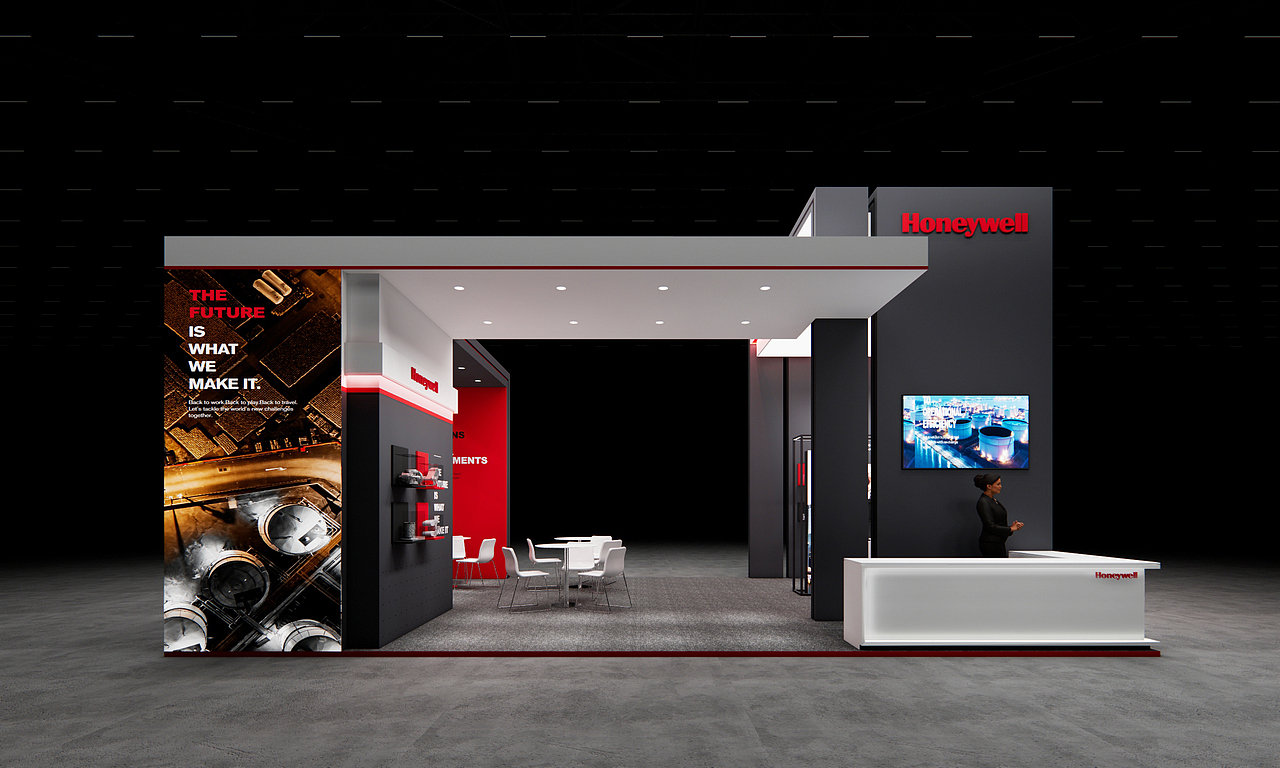Honeywell2022中燃展（图ZMzI3MDg5NjEy） - 展陈设计 - 站酷设计师Crazy_Saoun原创素材 - 站酷ZCOOL