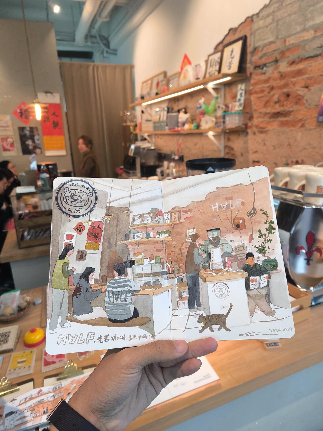 『画本系列』-我的第54-55本画本-城市速写系列作品（图ZMzY1MTEyODI0） - 绘画 - 站酷设计师画画的陈一丘原创素材 - 站酷ZCOOL