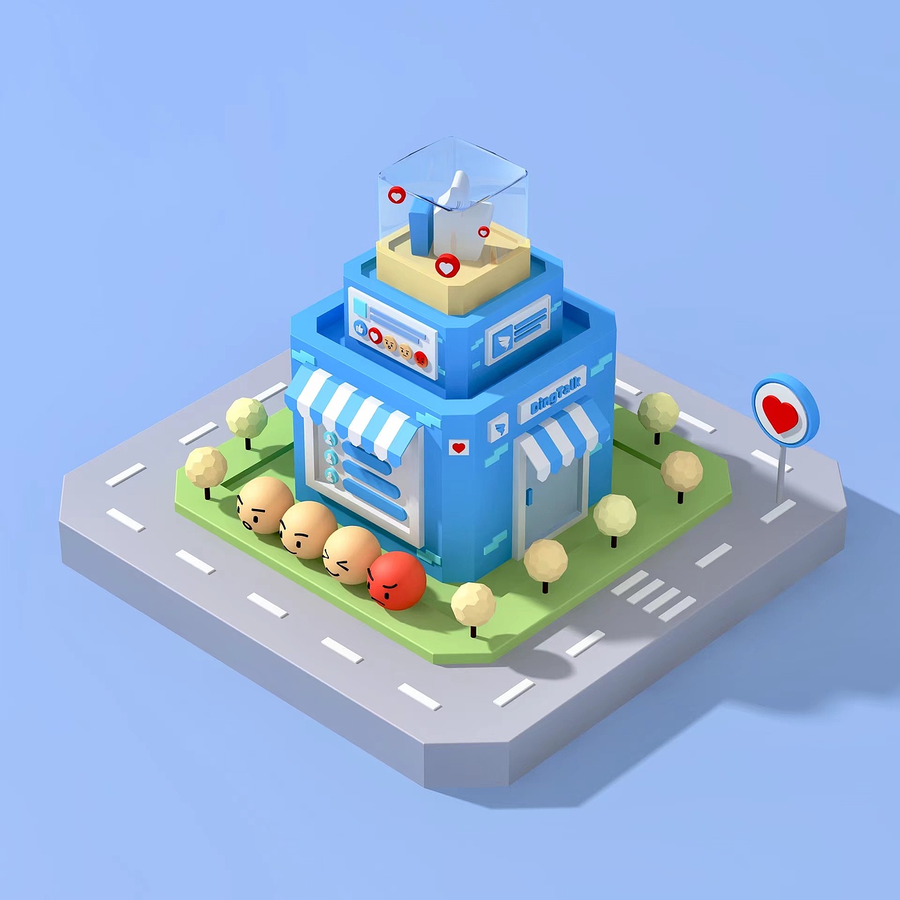 卡通场景（图ZMzM1MjY1NTg0） - 其他三维 - 站酷设计师无事忙pure原创素材 - 站酷ZCOOL
