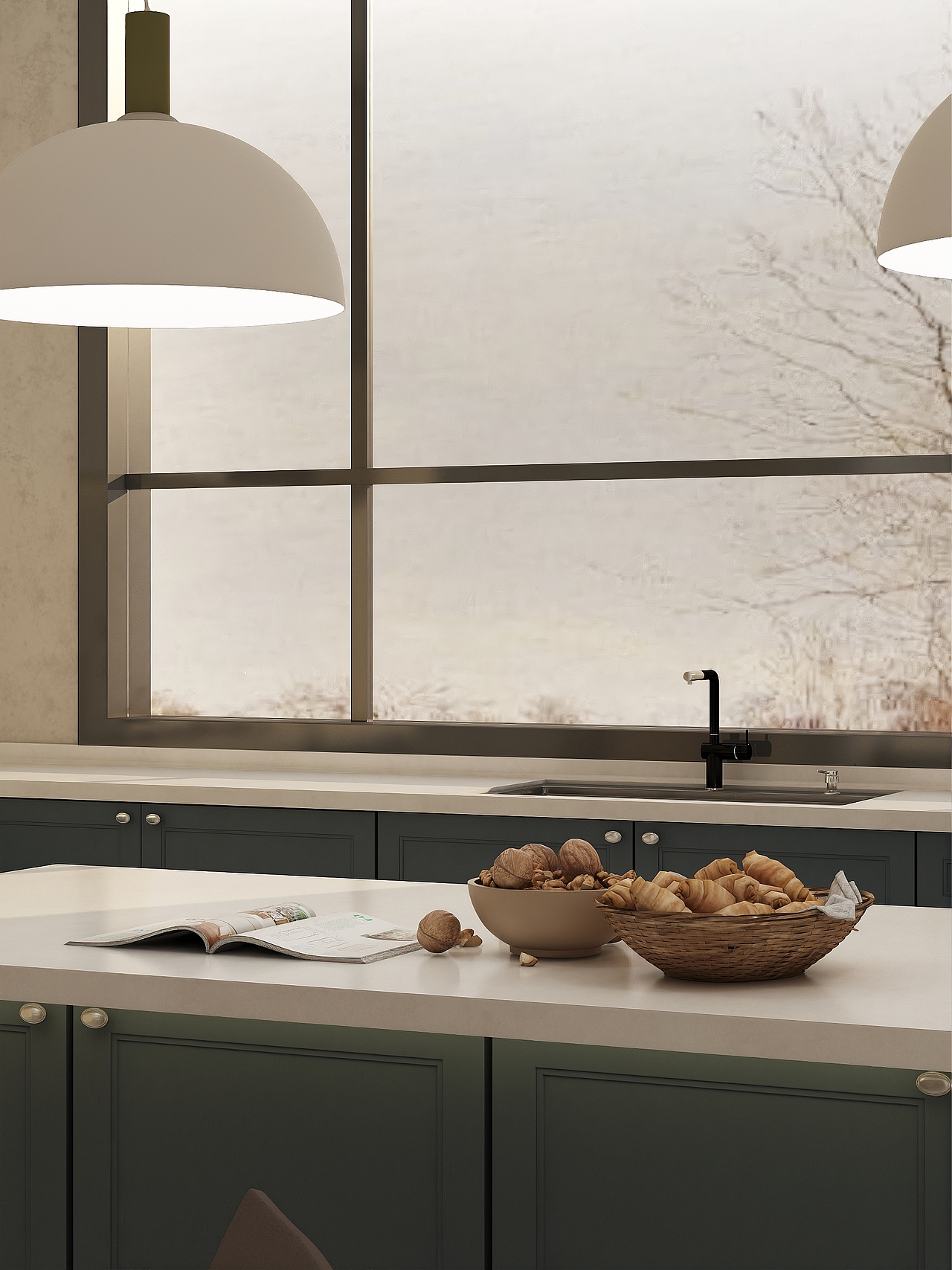 【室内设计】餐厨空间两组,轻奢简法