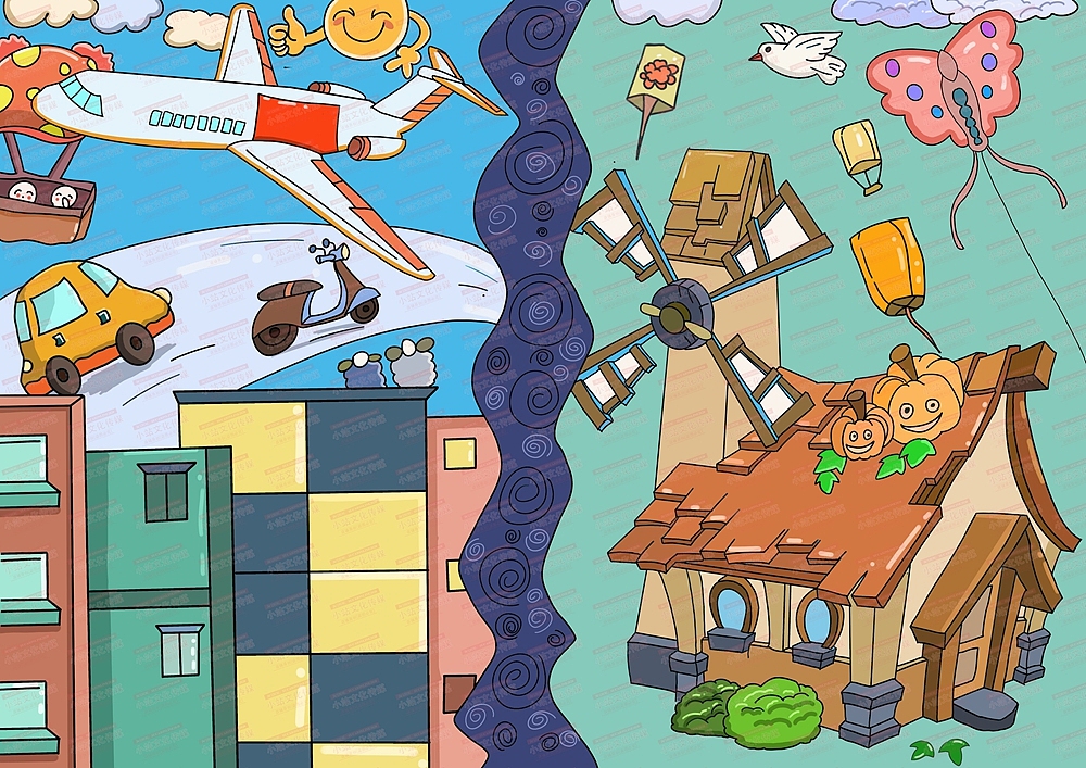 中小学生电脑绘画作品创作制作