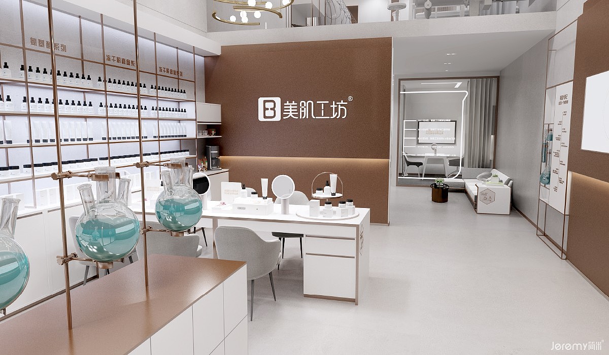 美肌工坊医美店SI设计（图ZMzQ3MTcxNjI4） - 商业空间设计 - 站酷设计师简米武汉品牌设计原创素材 - 站酷ZCOOL