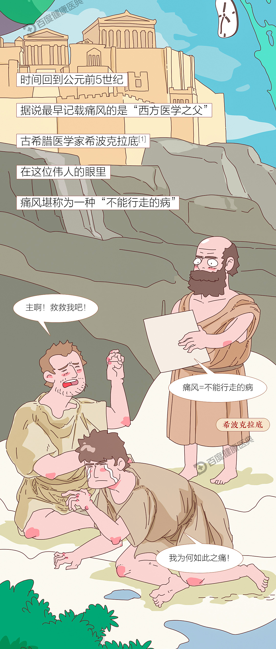 《百度健康医典：痛风》条漫（健康科普）（图ZMzQ5NTU3MzE2） - 短篇/格漫 - 站酷设计师李平LP1919原创素材 - 站酷ZCOOL