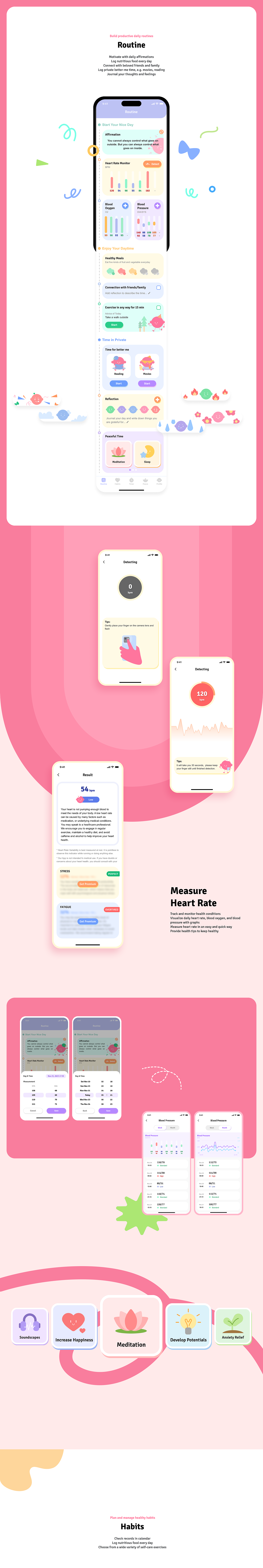 CareU——习惯养成自我提升App（图ZMzU5MjczNjI0） - APP界面 - 站酷设计师盐焗苔苔子原创素材 - 站酷ZCOOL