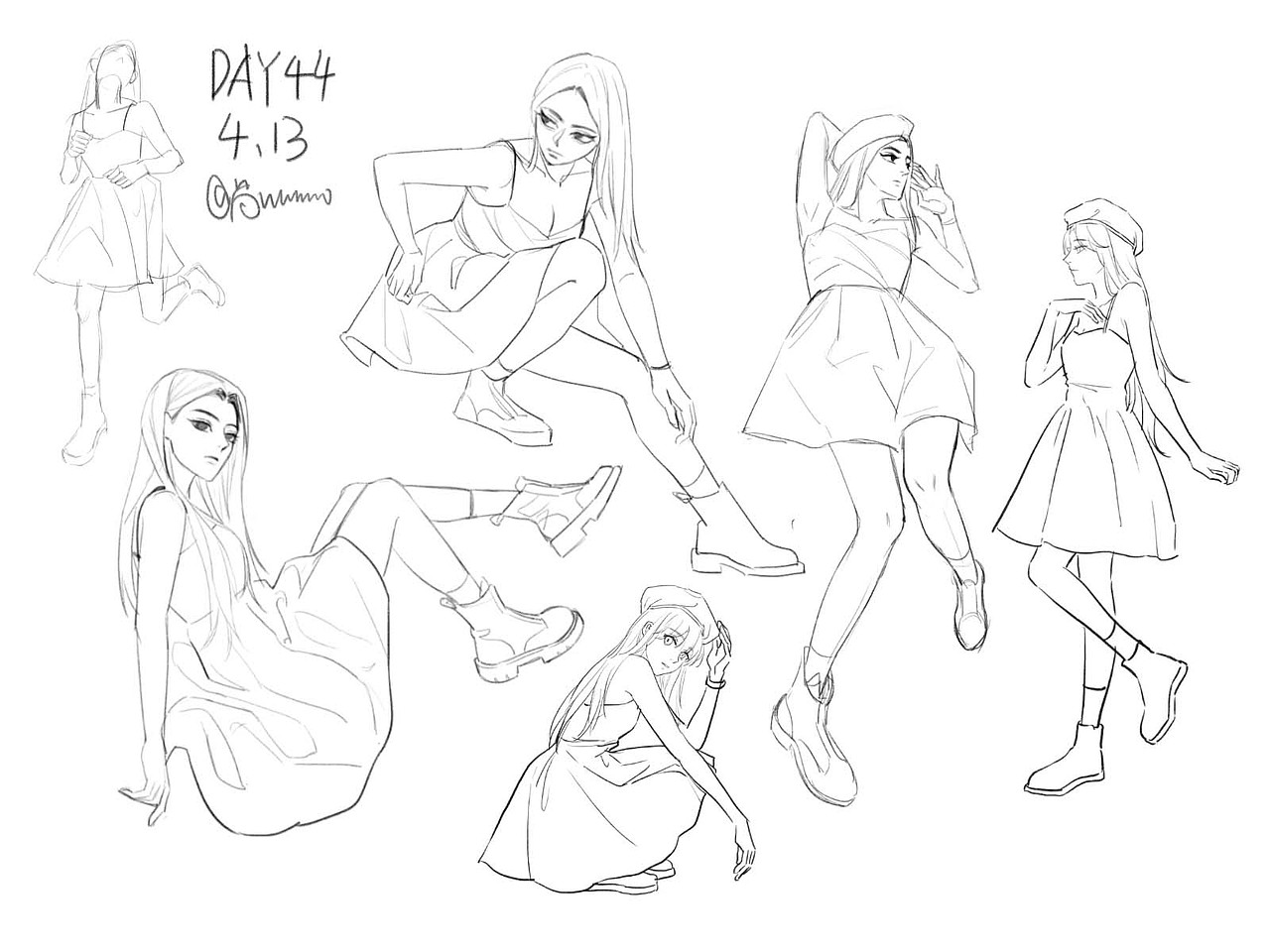 #速寫60天挑戰(zhàn)賽#Day44@速寫班長（圖ZMjk3MTA3ODI4） - 創(chuàng)作習(xí)作 - 站酷設(shè)計師褪色洋流原創(chuàng)素材 - 站酷ZCOOL