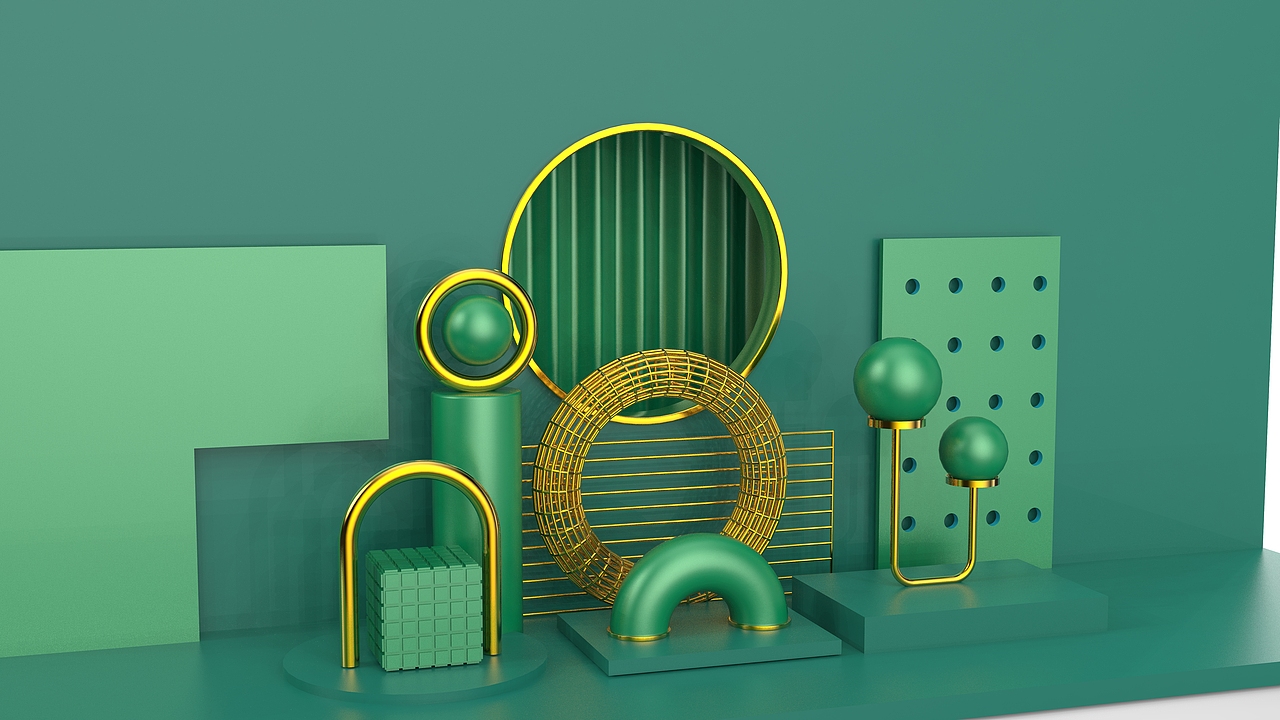 C4D场景临摹渲染（图ZMzI2MjM5MzUy） - 其他三维 - 站酷设计师吃嗯陈陈原创素材 - 站酷ZCOOL