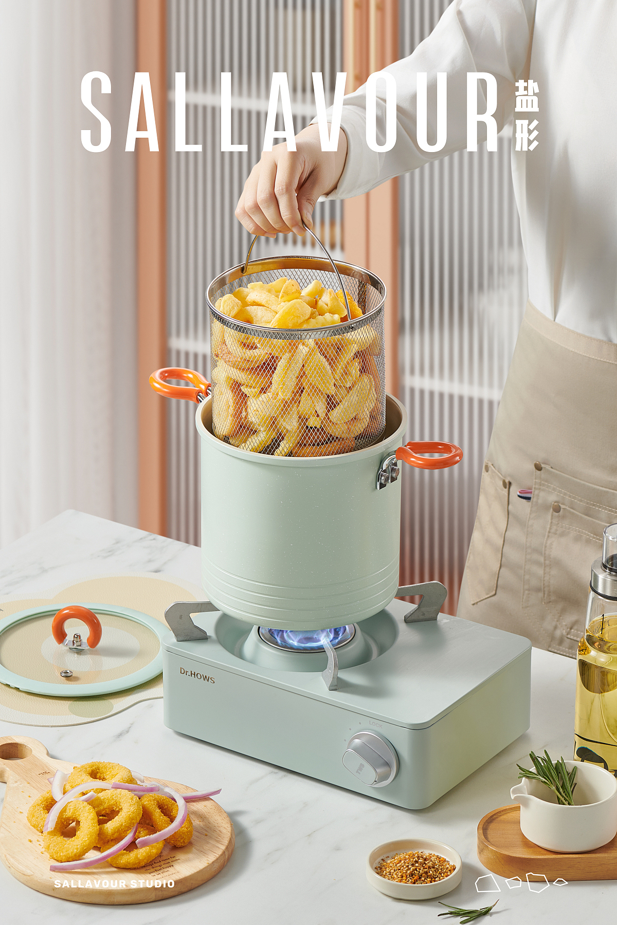 厨具摄影 | 美食美色 燃气炸锅