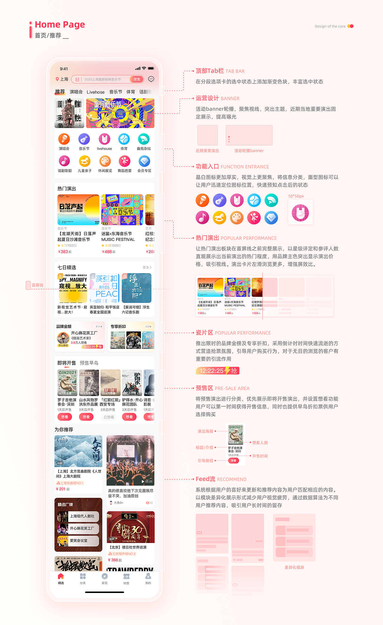 票乐购App-UI界面设计