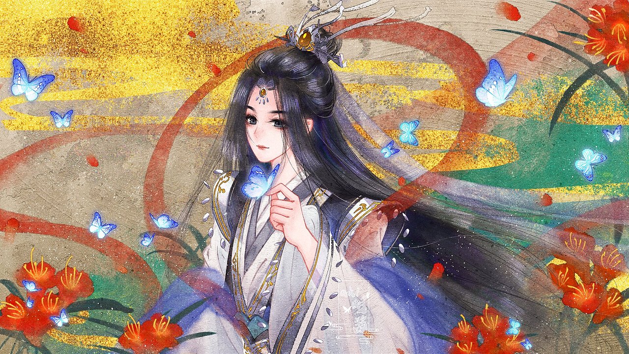 【北斗七星君系列】瑶光宫-破军星君（图ZMzE4NzQ1NDQ4） - 艺术插画 - 站酷设计师aki明酱原创素材 - 站酷ZCOOL