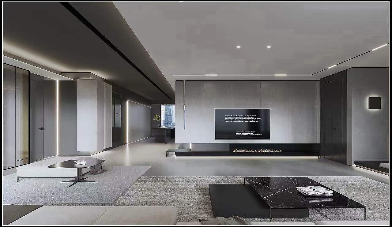 在家装设计中黑白灰是经典，简约，不过时的设计。（图ZMzY2Mzg4MjU2） - 家装设计 - 站酷设计师楚湘爱设计原创素材 - 站酷ZCOOL