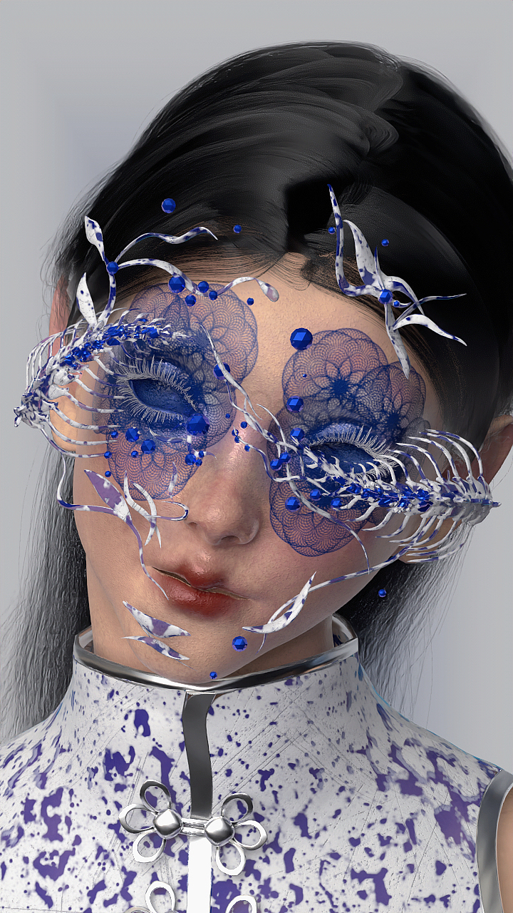 虚室生白|新中式虚拟数字面饰