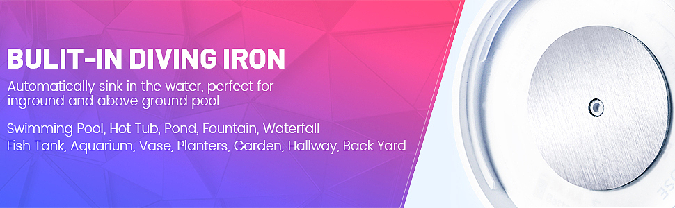 亚马逊-泳池灯主图A+