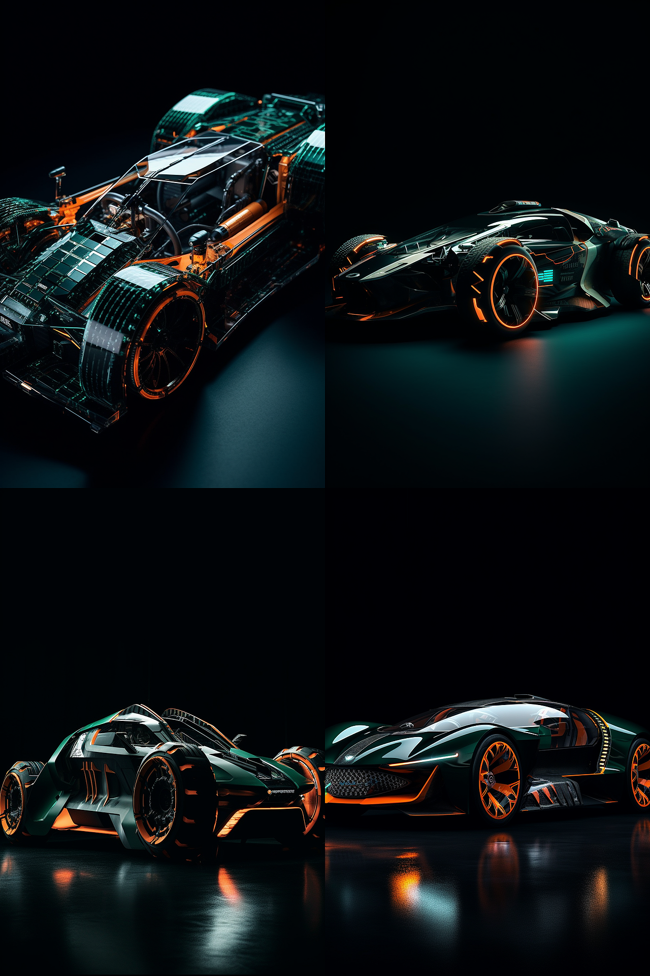 AI · 赛博朋克世界主题矩阵