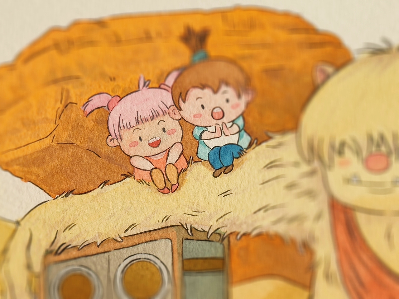 父親節(jié)的作品（圖ZMzQyMjY4MjY0） - 兒童插畫 - 站酷設(shè)計(jì)師走神大佬原創(chuàng)素材 - 站酷ZCOOL