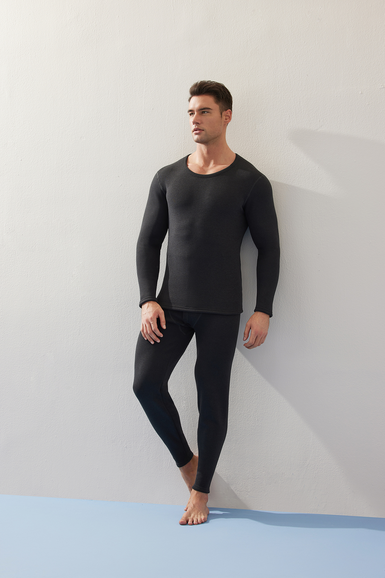 阳光质感的商务保暖内衣拍摄