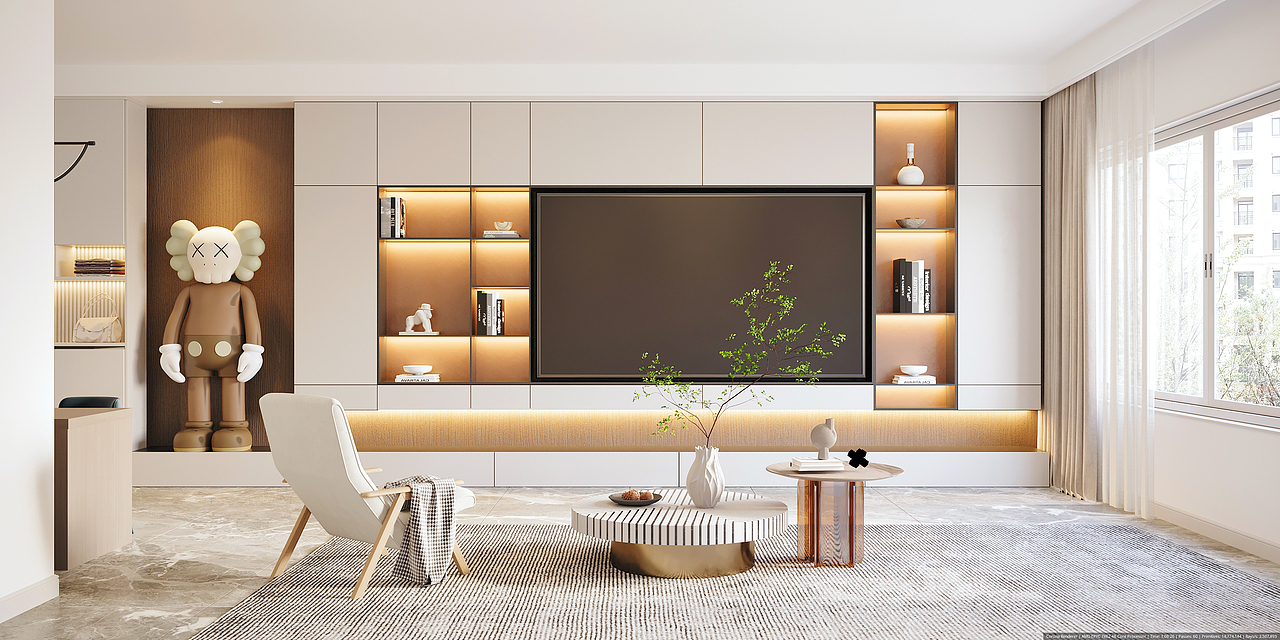 林语江南轻奢案例分享（图ZMzAxOTMyNzY4） - 家装设计 - 站酷设计师昔日的美原创素材 - 站酷ZCOOL