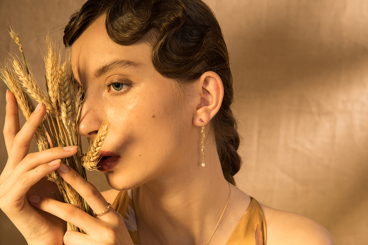 复古麦穗系列首饰（套系首饰设计）（图ZMzYwMzU4OTc2） - 首饰设计 - 站酷设计师WW帽子原创素材 - 站酷ZCOOL