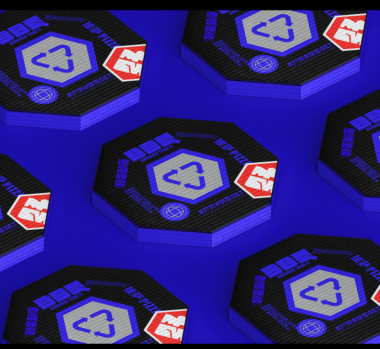 UBDX野蛮部落©露营 BBQ配套 烤肉餐饮 食品包装 IP设计（图ZMzIyNzIzMjMy） - 品牌 - 站酷设计师大鱼品牌包装设计原创素材 - 站酷ZCOOL