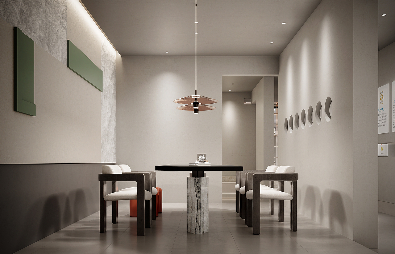 周笙笙全案设计 | 150m²德国Alpina阿尔贝娜涂料展厅（图ZMzM2ODk2OTIw） - 商业空间设计 - 站酷设计师周笙笙全案设计原创素材 - 站酷ZCOOL