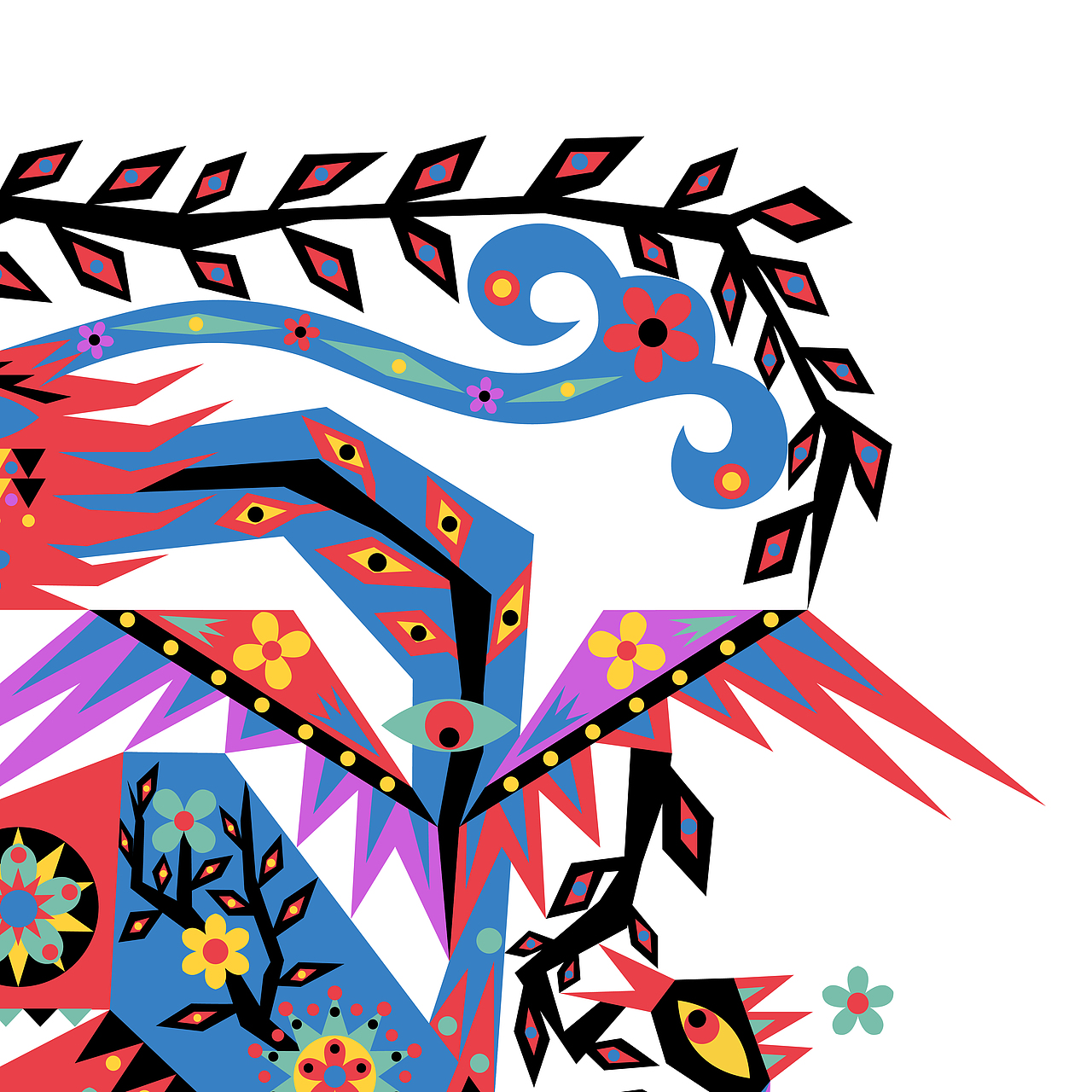 荒野（图ZMzA2ODYyMzQw） - 新锐潮流插画 - 站酷设计师徐子徐原创素材 - 站酷ZCOOL