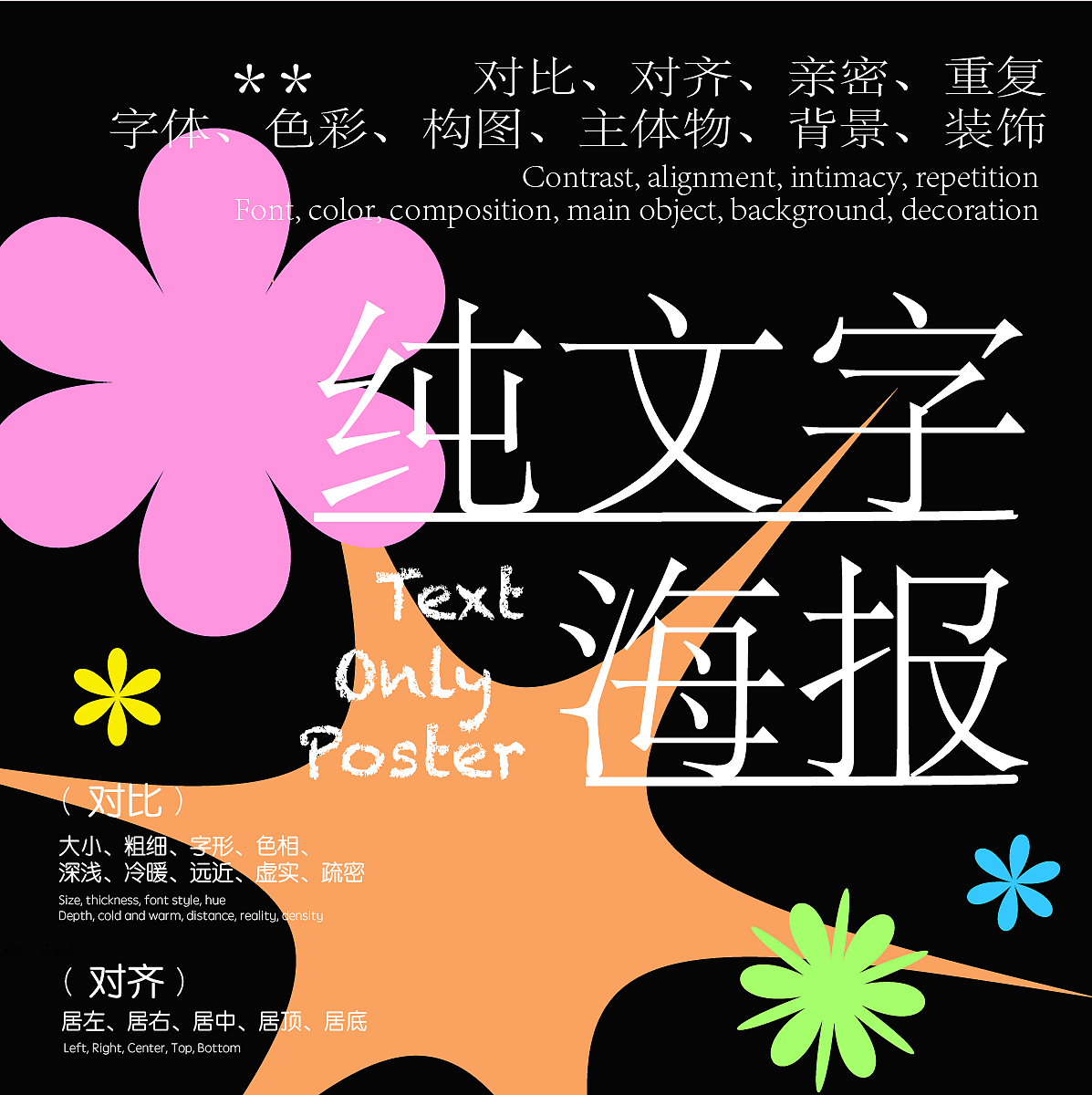 DAY24：纯文字风（图ZMzI3NDE4ODYw） - 海报 - 站酷设计师沐熙一原创素材 - 站酷ZCOOL