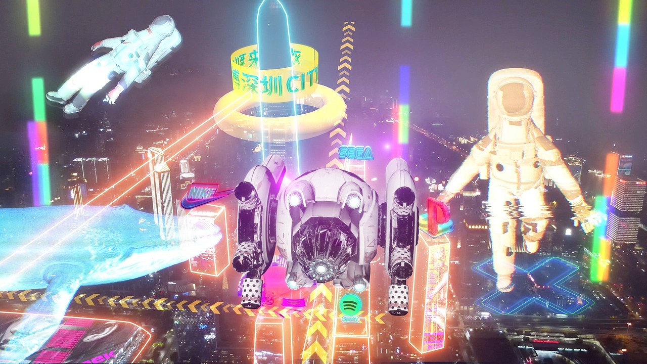 赛博朋克深圳-特效合成（图ZMzA5NDM4NTY0） - 影视后期 - 站酷设计师剪辑师天昊原创素材 - 站酷ZCOOL