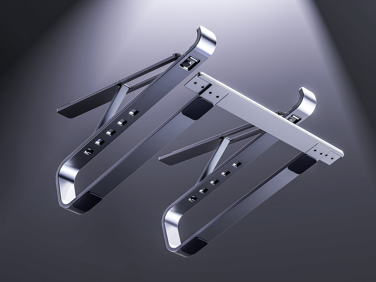 2021年多档角度调节宽度调节可收纳拆卸笔记本支架