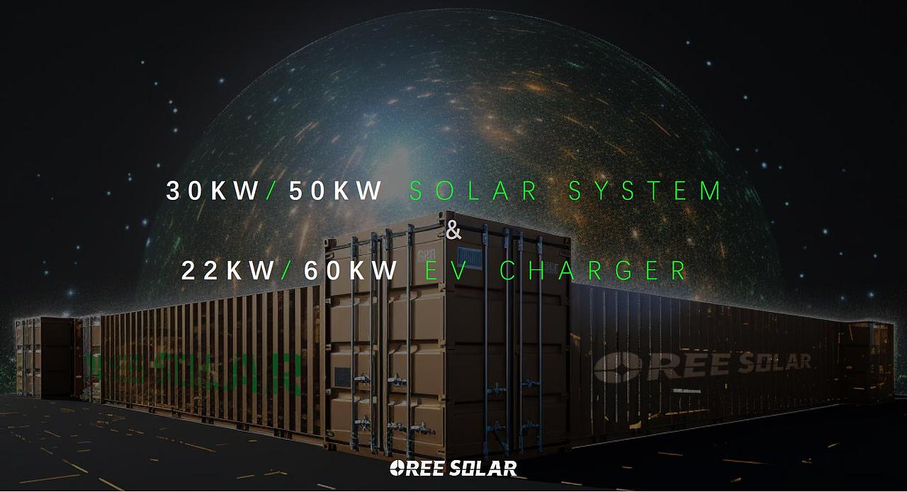30kw、50KW solar system&22kw、60kw EV Charger