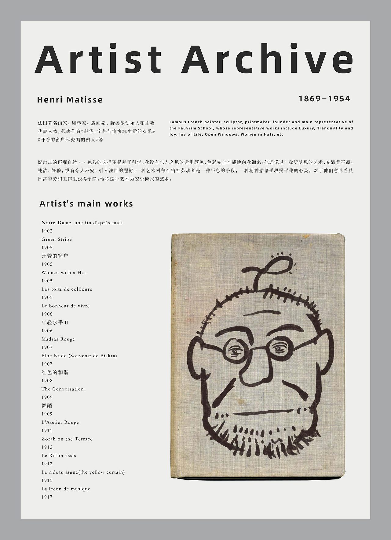 #世界名画100#《苹果艺术家》（图ZMzQzNzk2Nzg4） - 艺术插画 - 站酷设计师三水治原创素材 - 站酷ZCOOL