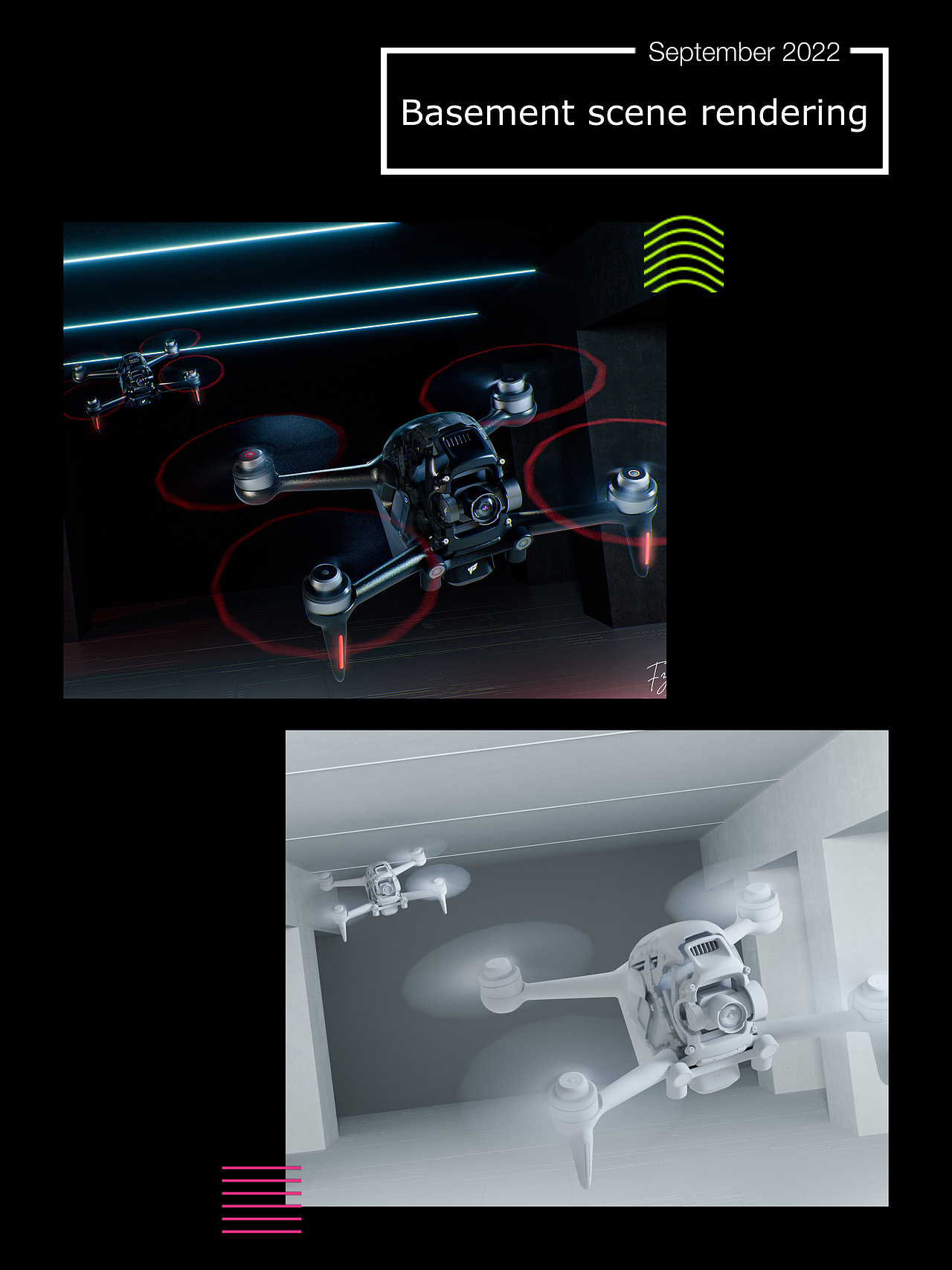 产品渲染-暗调无人机（图ZMzE1NjAxODAw） - 产品 - 站酷设计师森罗Senro原创素材 - 站酷ZCOOL